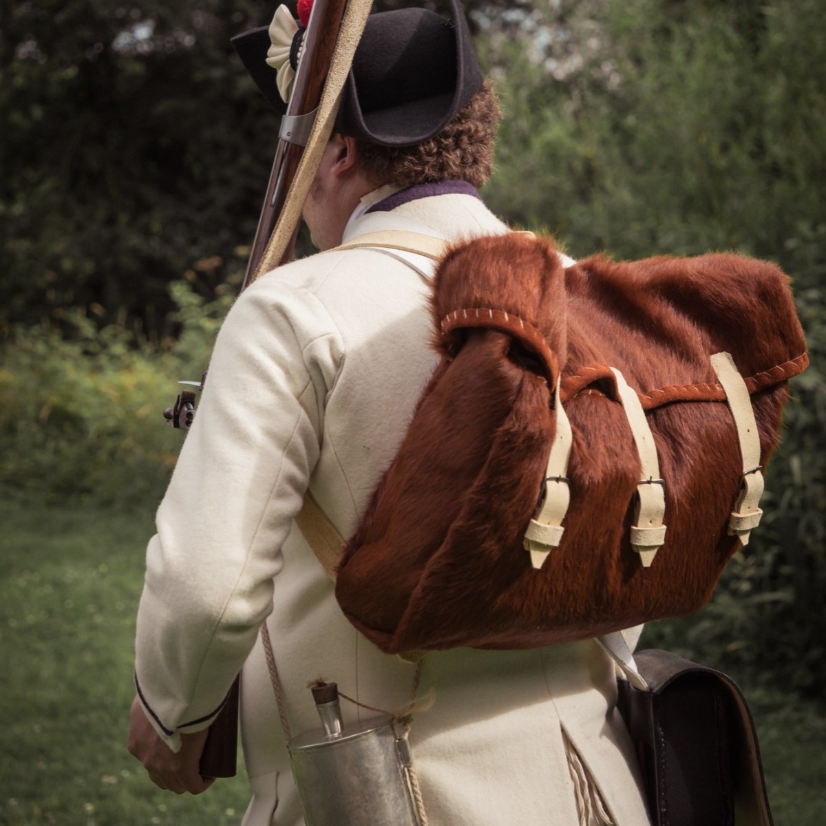 Un soldat en marche en Amérique / A soldier on the march in America